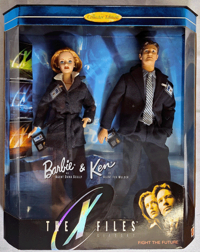 Barbie and Ken X-Files Mulder and Scully